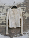 Mutedance 25 Autumn and Winter Button Drawstring Collar Shirt Top Series Handmade Classic MD-MD25FW35-nude